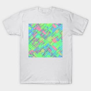 Pastel Abstract Pattern T-Shirt